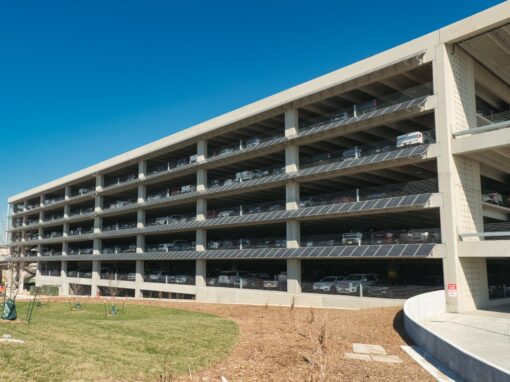 Solar on the KCI Terminal Parking Garage